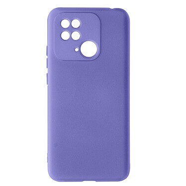 Avizar Coque pour Xiaomi Redmi 10C Silicone Semi-rigide Finition Soft-touch Fine  violet