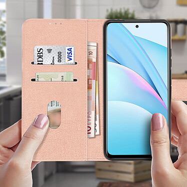 Avis Avizar Étui pour Xiaomi Mi 10T Lite Clapet Portefeuille Support Vidéo  Rose Gold