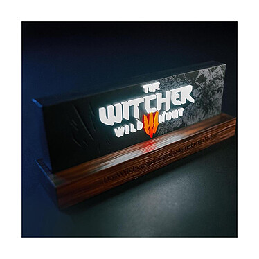 Avis The Witcher - Lampe LED Wild Hunt Logo The Witcher22 cm