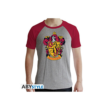 Harry Potter - T-shirt Gryffondor gris & rouge - Taille XS