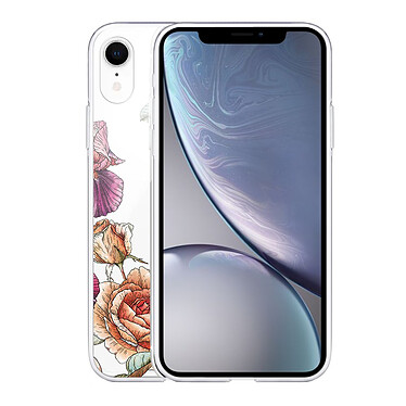 Avis LaCoqueFrançaise Coque iPhone Xr silicone transparente Motif Amour en fleurs ultra resistant