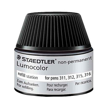 STAEDTLER flacon-recharge Lumocolor non-permanent, noir