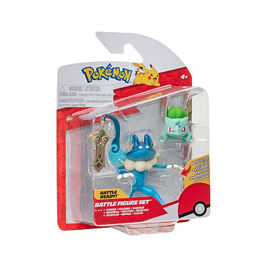 Avis Pokémon - Pack 3 figurines Battle Figure Set Monorpale, Bulbizarre 4, Croâporal 5 cm