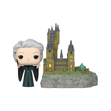 Harry Potter et la Chambre des secrets - Figurine POP! Minerva w/Hogwarts 9 cm