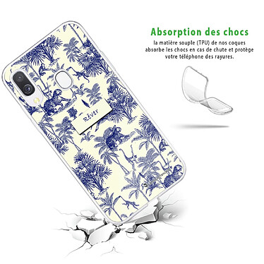 Avis LaCoqueFrançaise Coque Samsung Galaxy A20e 360 intégrale transparente Motif Botanic Rêve Tendance