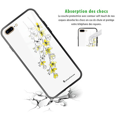 Avis LaCoqueFrançaise Coque iPhone 7 Plus/ 8 Plus Coque Soft Touch Glossy Fleurs Cerisiers Design