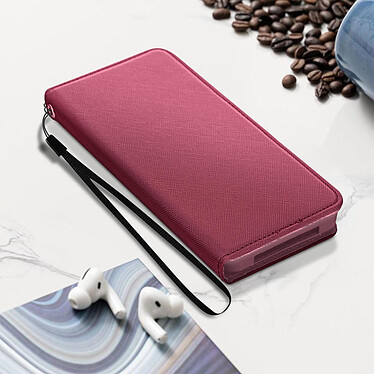 Avis Avizar Etui universel pour Smartphone 152 x 76 x 10 mm avec Porte-cartes  Fancy Style rose