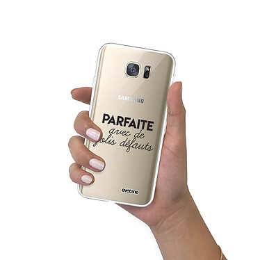 Evetane Coque Samsung Galaxy S7 360 intégrale transparente Motif Parfaite Avec De Jolis Défauts Tendance pas cher