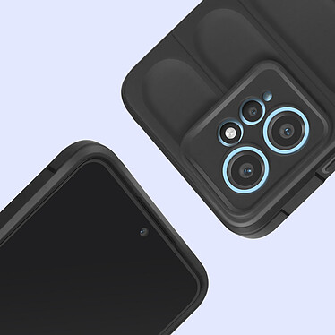 Avizar Coque pour Xiaomi Redmi Note 12 4G Silicone Gel Souple et Robuste  Noir pas cher