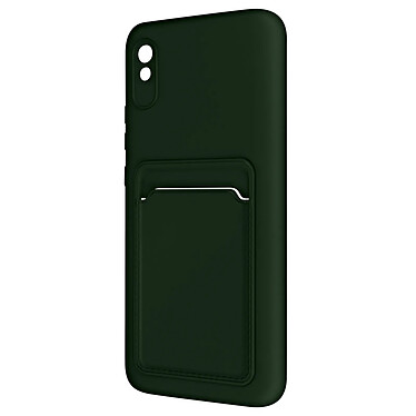 Forcell Coque pour Xiaomi Redmi 9A Silicone Souple Porte-carte Fine Légère  Vert