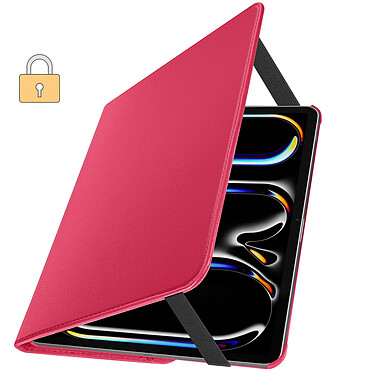 Acheter Avizar Étui Clapet pour iPad Pro 13 2024 Folio Rotatif 360 Support Stand Fuchsia