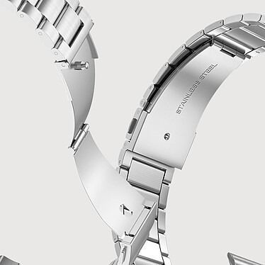 Avis Avizar Bracelet pour Apple Watch Series 8 et 7 45mm / Series SE 2, 6, SE, 5 et 4 44mm / Series 3, 2 et 1 42mm Maillons en Acier Inoxydable Argent