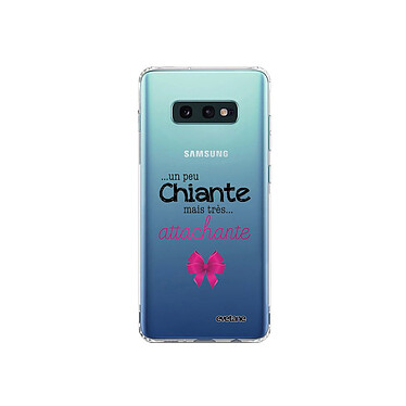 Evetane Coque Samsung Galaxy S10e 360 intégrale transparente Motif Un peu chiante tres attachante Tendance