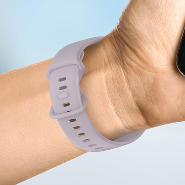 Acheter Avizar Bracelet pour Samsung Galaxy Watch Active 2 40mm Silicone Lisse Lavande