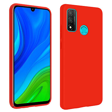 Avizar Coque Huawei P smart 2020 Silicone Semi-rigide Finition Soft Touch Rouge