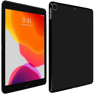 Avizar Coque iPad 9 2021 iPad 8 2020 iPad 7 2019 / iPad Pro 10.5 / Silicone noir