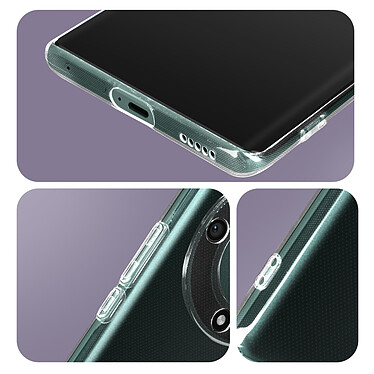 Acheter Avizar Coque pour Honor Magic 5 Lite 5G Silicone Gel Souple Ultra fine Anti-jaunissement  Transparent
