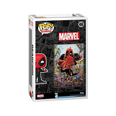 Avis Marvel - Figurine POP! Comic Cover Deadpool (2025) 1 Deadpool in Black Suit 9 cm