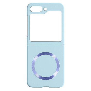 Avizar Coque MagSafe pour Samsung Galaxy Z Flip 5 Rigide Design Fin  Bleu Clair