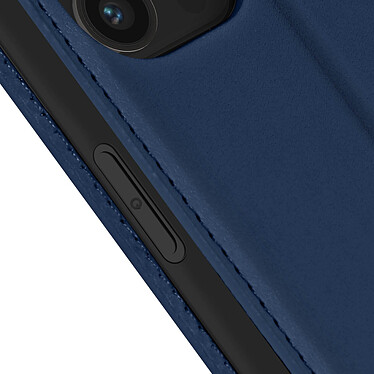 Avizar Étui pour iPhone 15 Pro Max Porte-carte Support Vidéo Clapet Magnétique  Bleu Nuit pas cher