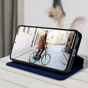 Acheter Avizar Housse pour Xiaomi Redmi Note 11 Pro Plus Clapet Portefeuille Fonction Support Vidéo  bleu nuit