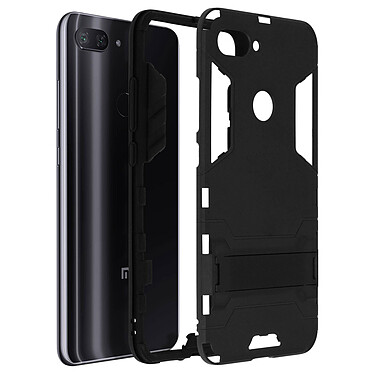 Acheter Avizar Coque Xiaomi Mi 8 Lite Antichocs Bumper Silicone Armature Polycarbonate - Noir