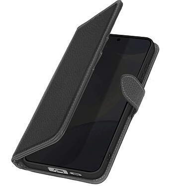 Avizar Étui Cuir pour Samsung Galaxy S24 FE Portefeuille Anti-RFID Support Noir