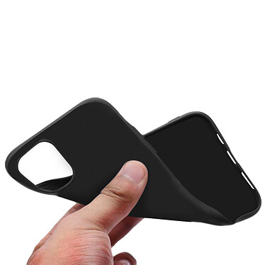 Avizar Coque iPhone 11 Pro Max Silicone Gel Flexible Résistant Ultra fine noir pas cher