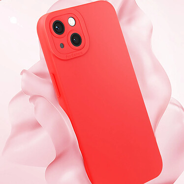 Acheter Avizar Coque pour iPhone 13 Silicone Mat Protection Caméra Rouge