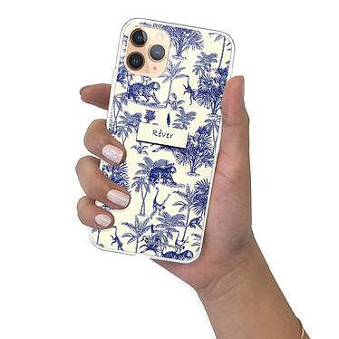 LaCoqueFrançaise Coque iPhone 11 Pro Max 360 intégrale transparente Motif Botanic Rêve Tendance pas cher