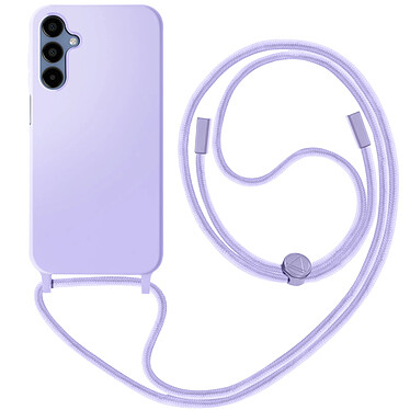 Avizar Coque Cordon Semi-Rigide pour Samsung Galaxy A15 Violet Clair pas cher