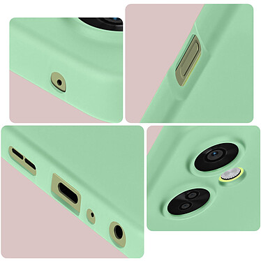 Acheter Avizar Coque pour OnePlus Nord CE 3 Lite 5G Silicone Soft Touch Finition Mate Anti-trace  Vert Clair