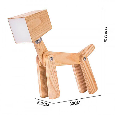 Avis Lampe bois design chien