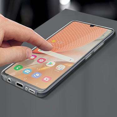 Acheter Avizar Coque Samsung Galaxy A42 5G Souple et Film Verre Trempé Dureté 9H transparent