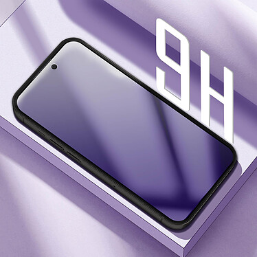 Avis Avizar Protège écran pour iPhone 14 Pro Verre Trempé Anti-lumière Bleue Noir