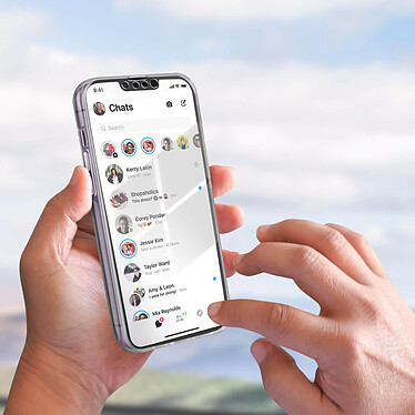 Acheter Avizar Coque pour iPhone 14 Plus Intégrale Arrière Rigide Transparent et Avant Souple  Transparent