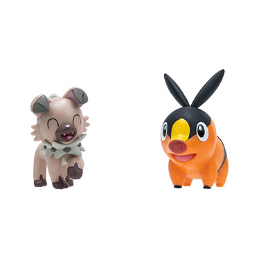 Pokémon - Pack 2 figurines Battle Figure Set Gruikui, Rockruff