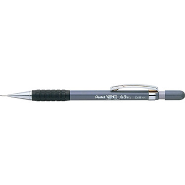 PENTEL Porte-mine Hi-Graph A315 Corps Plastique Gris Pointe 0,5mm x 12