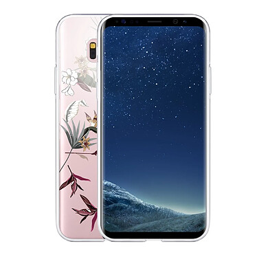 Avis LaCoqueFrançaise Coque Samsung Galaxy S8 360 intégrale transparente Motif Fleurs Sauvages Tendance