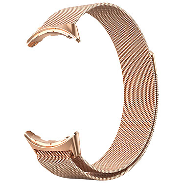 Avizar Bracelet pour Google Pixel Watch Acier Inoxydable Milanais Magnétique  Rose Gold