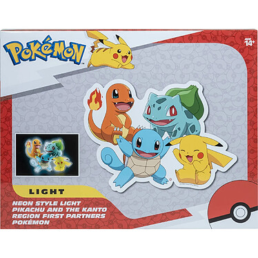 Avis Pokémon - Lampe murale LED Starter Group 53 cm