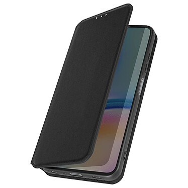 Avizar Étui pour Galaxy A05s Porte-carte Support Vidéo Clapet Magnétique Noir