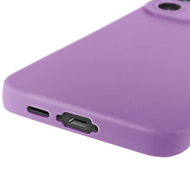 Acheter Avizar Coque pour Samsung Galaxy S24 FE Silicone Mat Bloc Caméra Protégé Violet