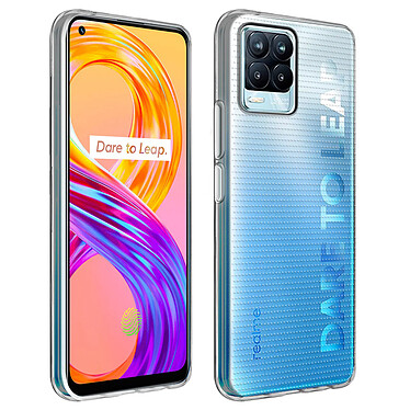 Avizar Coque Realme 8 Pro et 8 Silicone Souple Ultra-Fin Transparent