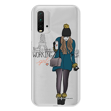 LaCoqueFrançaise Coque Xiaomi Redmi 9T 360 intégrale transparente Motif Working girl Tendance