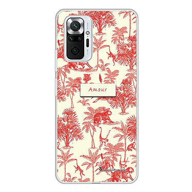 LaCoqueFrançaise Coque Xiaomi Redmi Note 10 Pro 360 intégrale transparente Motif Botanic Amour Tendance