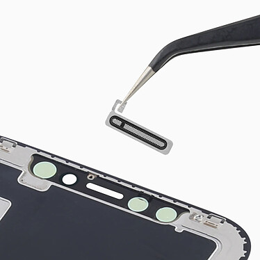 Acheter Clappio Grille Haut parleur interne pour iPhone X Noir