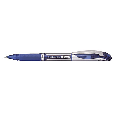 PENTEL Roller Rechargeable Energel BL57-C Pointe 0,7mm Bleu x 12