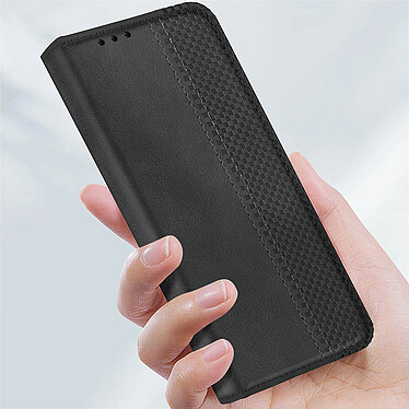 Acheter Avizar Étui pour Xiaomi Poco X6 Pro Portefeuille Support Motif Mosaique Noir