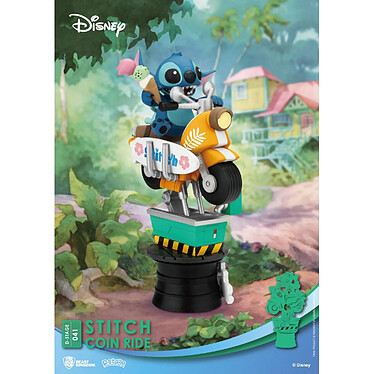 Disney - Diorama Coin Ride Series D-Stage Stitch 16 cm